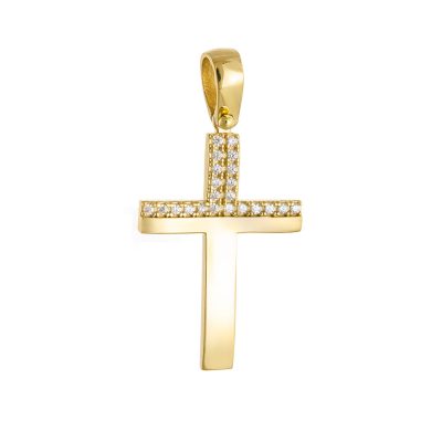 κοσμήματα 14Κ χρυσά σταυροί ανδρικά γυναικεία δαχτυλίδια κωσταντινάτο κόσμημα λευκόχρυσος σταυρός 2 15