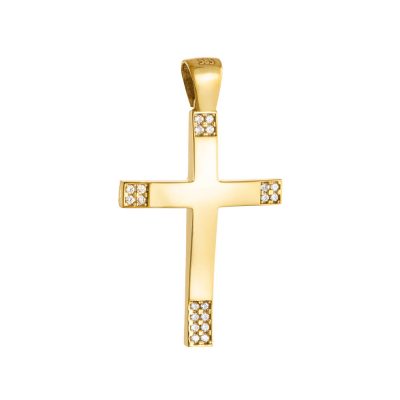 κοσμήματα 14Κ χρυσά σταυροί ανδρικά γυναικεία δαχτυλίδια κωσταντινάτο κόσμημα λευκόχρυσος σταυρός 2 3 5