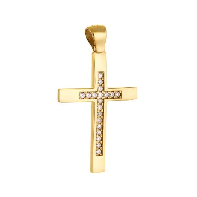 κοσμήματα 14Κ χρυσά σταυροί ανδρικά γυναικεία δαχτυλίδια κωσταντινάτο κόσμημα λευκόχρυσος σταυρός 2 4